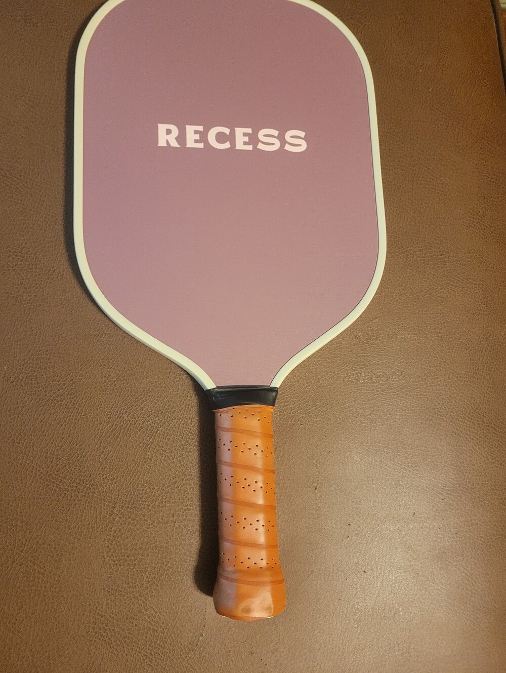 RECESS Pickleball Paddle in Dusty Mauve with Tan Grip